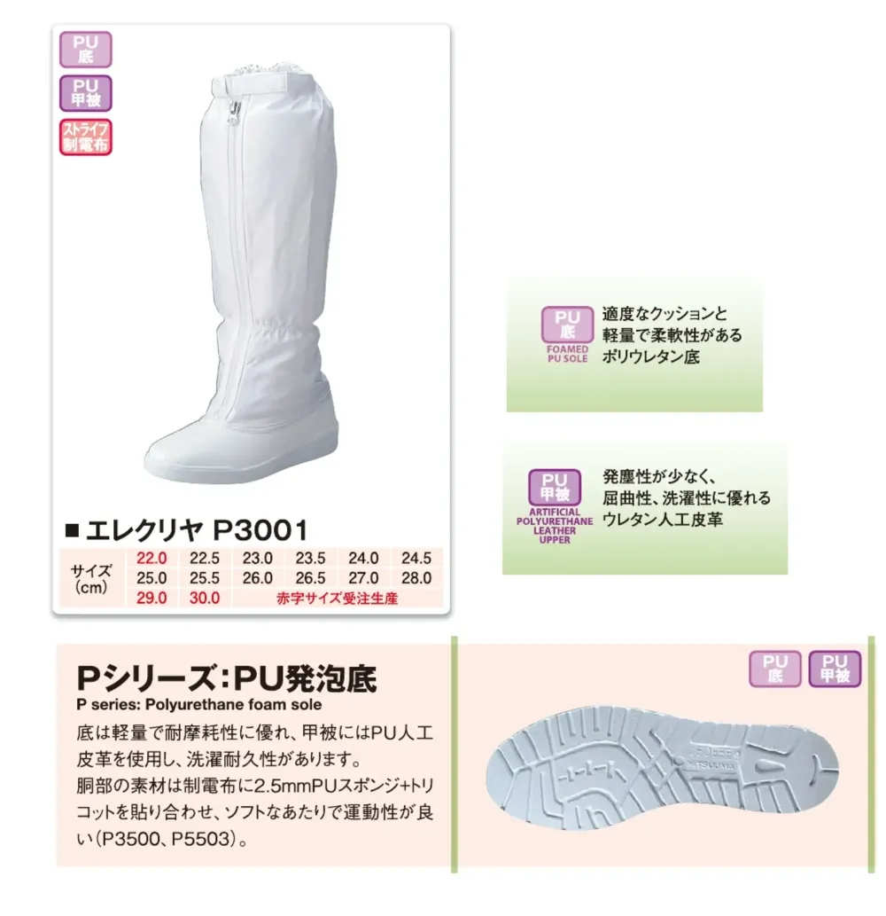 ミツウマ P3001 エレクリヤーP3001 サイズ・スペック