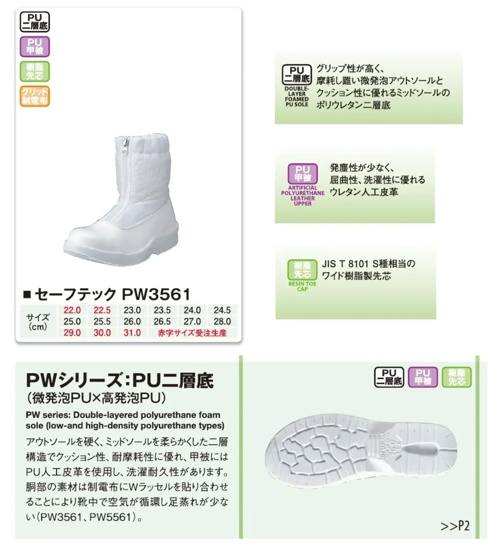 ミツウマ PW3561 セーフティックPW3561 サイズ・スペック