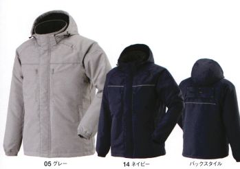 メンズワーキング 防寒ジャケット（ブルゾン・ジャンパー） ミズノ F2JE1595 ブレスサーモ中綿ブルゾン（フルハーネス型安全帯対応モデル） 作業服JP