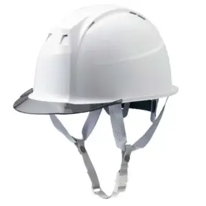 産業用ヘルメットFT01（スモークバイザー・墜落時保護用樹脂ライナー・通気孔）（受注生産）
