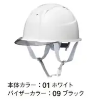 ミズノ F3JPHZ2E0109FLV 産業用ヘルメット FT01(遮熱タイプ)(スモークバイザー・墜落時保護用樹脂ライナー・通気孔)（受注生産）