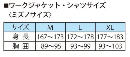 ミズノ C2JA8183 ナビドライワークシャツ（長袖） 吸汗速乾素材ナビドライ採用のワークシャツ。吸汗速乾生地ナビドライ採用。「動きやすさ」を追求したMIZUNO独自のウエア設計DynamotionFit動的機能カッティング 一体化するフィット感さまざまなスポーツの動きをコンピューターグラフィック解析や解剖学をもとに検証し、「動きやすさ」を追求したミズノ独自のウェア設計「Dynamotion Fit」を応用。スポーツの技術を応用し、それぞれの職場環境に最適なウェア設計を導き出しました。※この商品はご注文後のキャンセル、返品及び交換は出来ませんのでご注意下さい。※なお、この商品のお支払方法は、先振込（代金引換以外）にて承り、ご入金確認後の手配となります。C2JA818301ホワイトC2JA818309ブラックC2JA818314ネイビーC2JA818397ブラック×ブルー サイズ／スペック