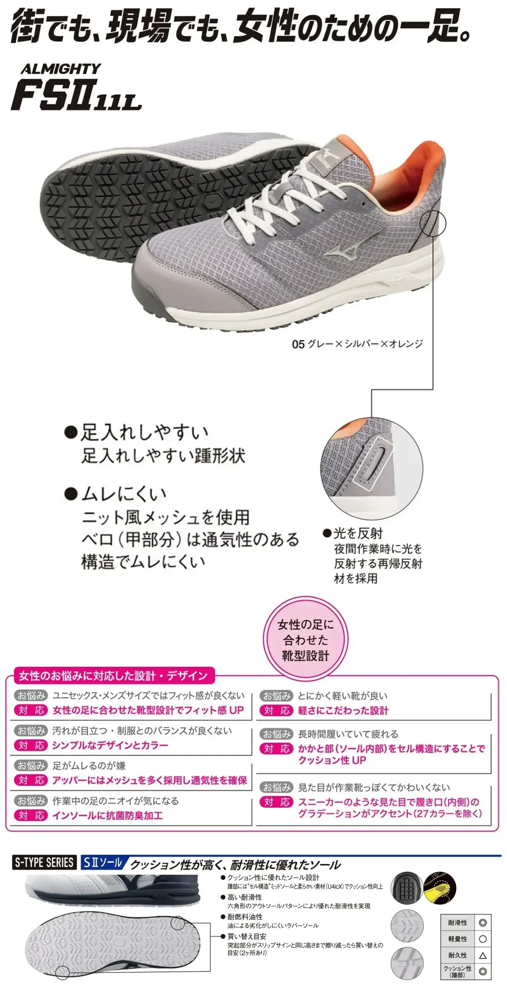 ミズノ F1GA2403 オールマイティ FSII 11L サイズ・スペック