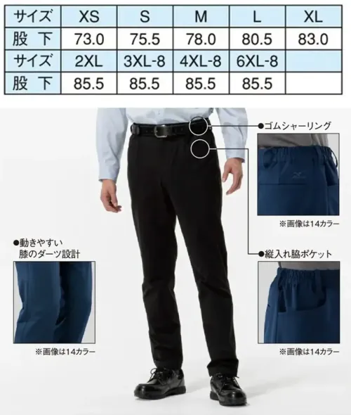 ミズノ F2JF2181 2WAYストレッチパンツ【通年向け】 サイズ／スペック