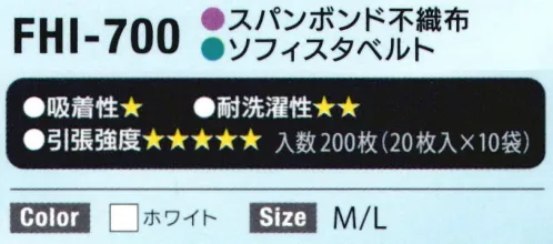 日本フィットフード FHI-700 フィットインナー （200枚入り） ヒートストレスに大きな効果を発揮。通気性の良さはNo.1。※200枚入り（20枚入り×10袋）フィットインナー優れた素材と経済性が、あなたの衛生環境を守ります。フード・キャップの中に装着し、毛髪落下を徹底ガード。※この商品はご注文後のキャンセル、返品及び交換は出来ませんのでご注意下さい。※なお、この商品のお支払方法は、先振込(代金引換以外)にて承り、ご入金確認後の手配となります。 サイズ／スペック