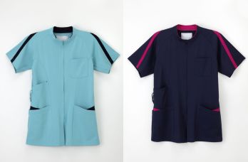 ドクターウェア 半袖ジャケット（ブルゾン・ジャンパー） ナガイレーベン AY-4227 男女兼用上衣 医療白衣com