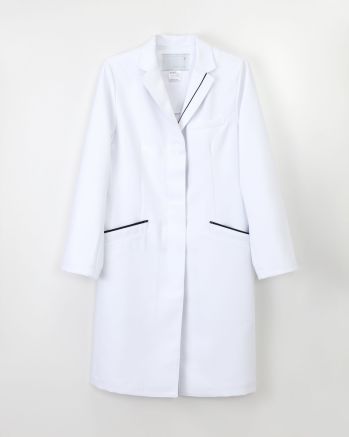 ドクターウェア 長袖コート ナガイレーベン CJ-3380 女子シングルドクターコート 医療白衣com