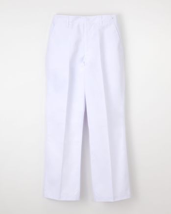 ナガイレーベン ET-280 男子白ズボン 張り腰と安定感のあるツイルです。綿35％により吸汗性があります。