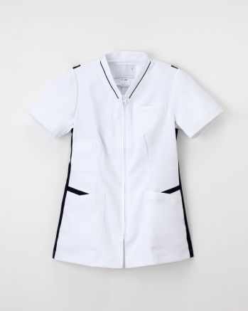 ドクターウェア 半袖ジャケット（ブルゾン・ジャンパー） ナガイレーベン FT-4442 女子スクラブ 医療白衣com