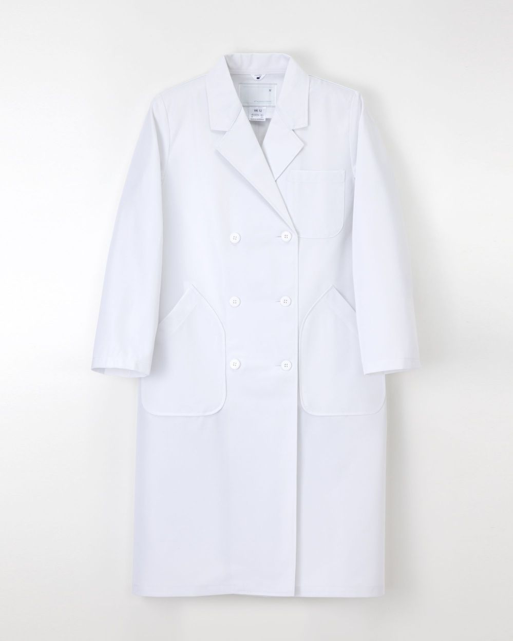 100%正規品100%正規品ナガイレーベン 女子シングル診察衣 ホワイト L 1枚 HK13 介護用衣料