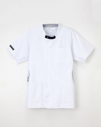 ナースウェア 半袖ジャケット（ブルゾン・ジャンパー） ナガイレーベン HOS-5357 男子上衣 医療白衣com