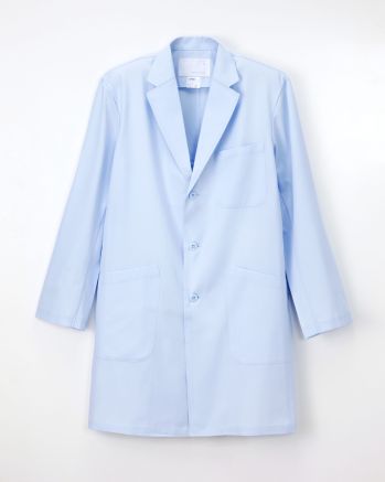 ナガイレーベン KEX-5180 男子シングル診察衣 軽やかなショート丈の診察衣です。形態安定性にも優れています。※「ブルー」は販売を終了致しました。