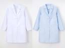 ナガイレーベン KEX-5190 女子シングル診察衣 軽やかなショート丈の診察衣です。丸みを帯びた衿の形が優しい印象です。形態安定性にも優れています。