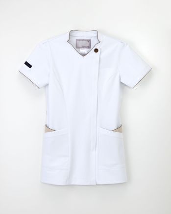 ナースウェア 半袖ジャケット（ブルゾン・ジャンパー） ナガイレーベン LX-3682 女子スクラブ 医療白衣com