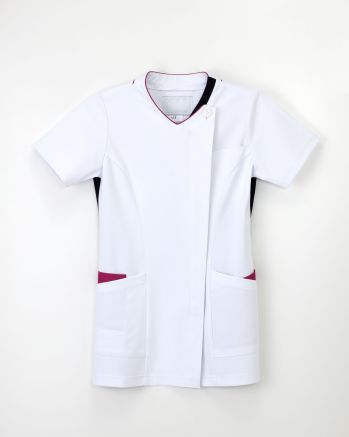 ドクターウェア 半袖ジャケット（ブルゾン・ジャンパー） ナガイレーベン LX-4102 女子スクラブ 医療白衣com