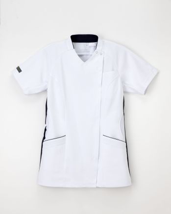ナースウェア 半袖ジャケット（ブルゾン・ジャンパー） ナガイレーベン LX-5377 女子スクラブ 医療白衣com
