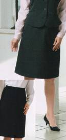 ナガイレーベン OA-6008 スカート ベーシックなセミタイトスカートはきちんと感があります。両脇のシームポケットが便利です。ホスピタル専用オフィスウェア。ホスピタリティ精神が品質に生きている。
