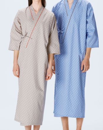 患者衣 ガウン ナガイレーベン RG-1450 患者衣（ゆかた型） 医療白衣com
