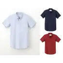 医療白衣com 介護衣 半袖ポロシャツ ナガイレーベン RK-5282 ニットシャツ(男女兼用)