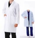 ナガイレーベン SE-3550 男子シングル診察衣 シャープでシンプルな診察衣。非常に軽量で快適な着心地です。
