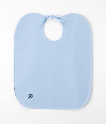 ナガイレーベン TA-10550 撥水エプロン（2枚組） 薄いブルーの布は、水滴を吸収して組織内にためる加工、濃い方には撥水加工がしてあります。濃いブルーを裏にしてご使用下さい。歯科用にもなります。