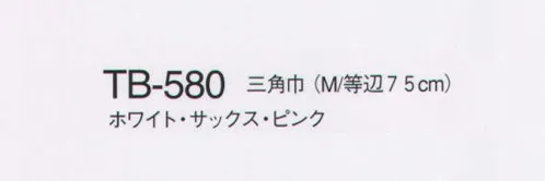 ナガイレーベン TB-580 三角巾 M（2枚組）  サイズ／スペック