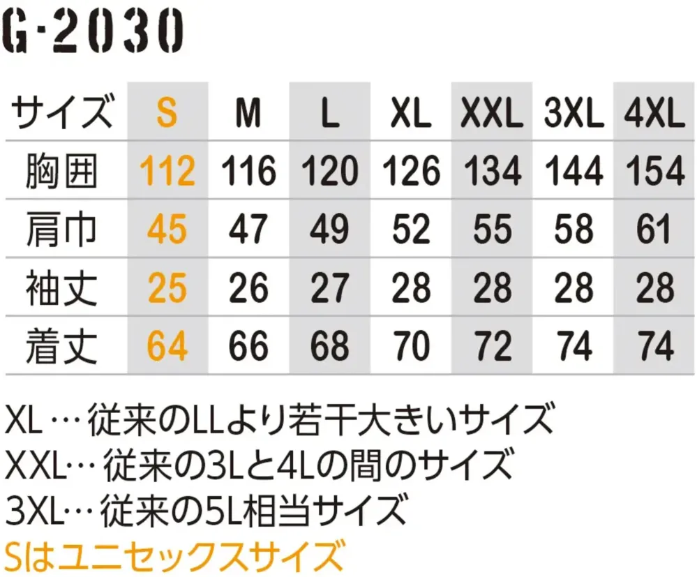 コーコス信岡 G-2030 ボルトクール 日傘遮熱&reg; 半袖ブルゾン（ペルチェネックホルダー付） デバイス別売 サイズ・スペック
