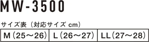 コーコス信岡 MW-3500 リバウンドワーク サンダル1.0 サイズ／スペック
