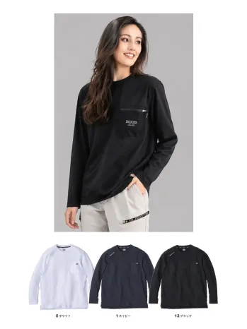 男女ペア 長袖Ｔシャツ ディッキーズ D-6018 長袖Tシャツ 作業服JP