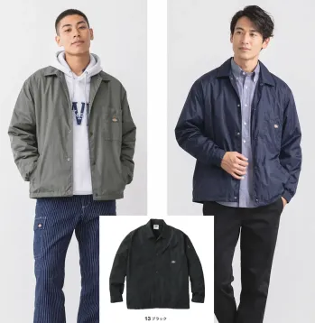 男女ペア 長袖ジャケット（ブルゾン・ジャンパー） ディッキーズ D-7510 コーチジャケット 作業服JP