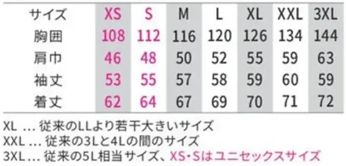 ディッキーズ D-7530 ストレッチ ジャケット サイズ／スペック