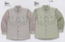 大川被服 32304 長袖シャツ（K3230） 「カンサイ」が挑んだクールさの極み。心地いい機能派夏素材を個性的に着るシャツスタイル。