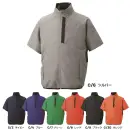大川被服 96030 チタン加工半袖ブルゾン（ファン・バッテリー別売）