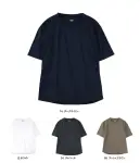 おたふく手袋 FB-710 フーバー 汗染み軽減 オーバーサイズ5分袖 クールTシャツ（ミディアムウェイト）
