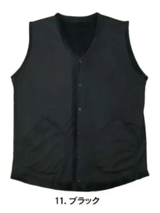 おたふく手袋 JW-282 フライウォーム リバーシブルスナップベスト