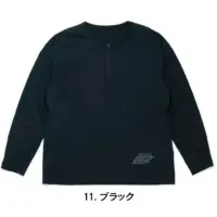 おたふく手袋 JW-743 BT ゆったりストレッチ 冷感ロングスリーブ ハーフジップ クルーネックシャツ