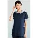 医療白衣com ナースウェア 半袖ジャケット（ブルゾン・ジャンパー） オンワード BR-1144 ジャケット(レディス)