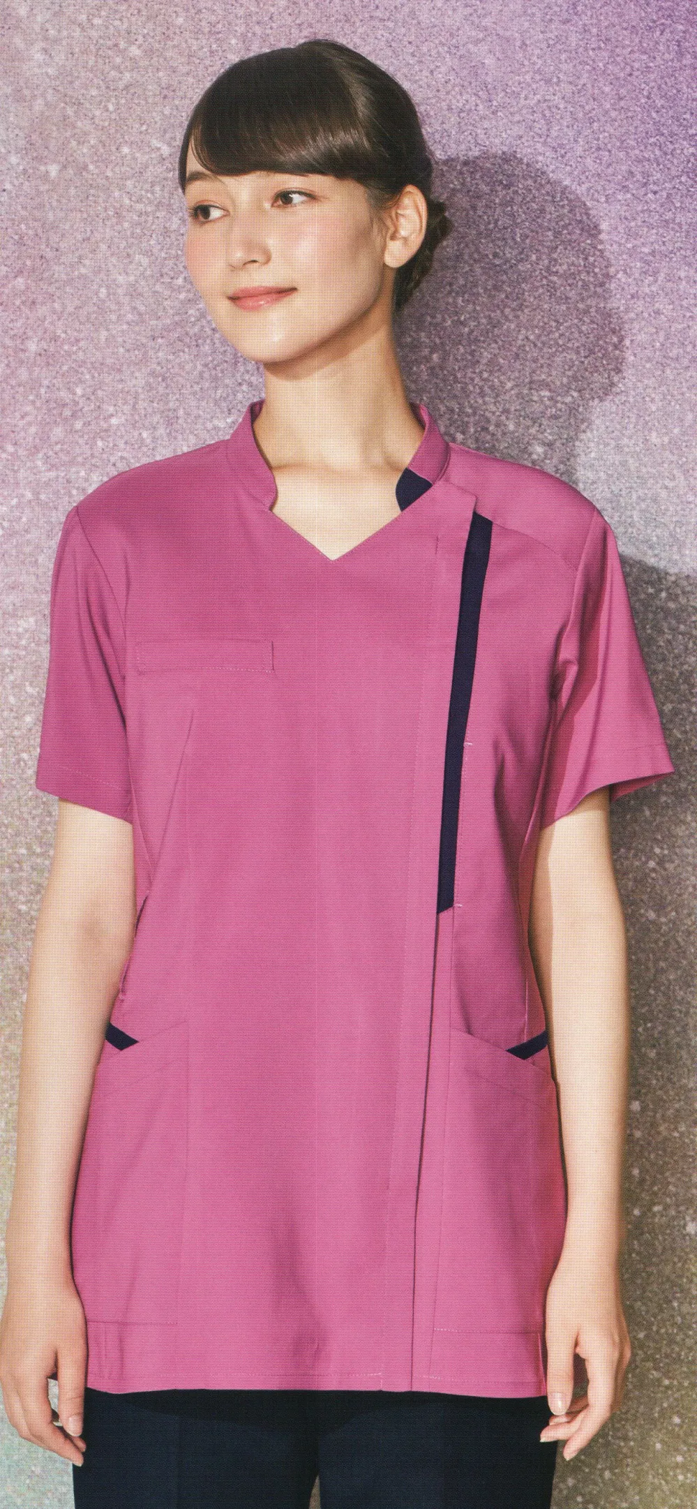 医療白衣com サイドファスナースクラブ レディス オンワード商事 Hs 8044 医療白衣の専門店