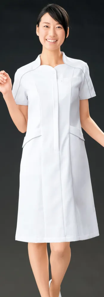 ユニフォーム1 オンワード商事の半袖ワンピース Op 3019