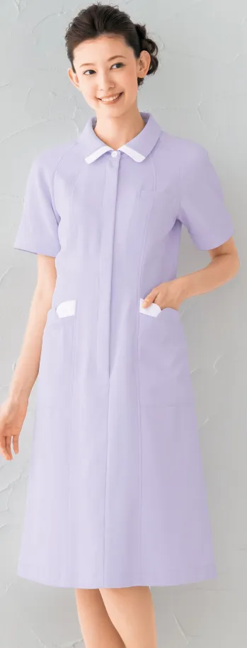 ユニフォーム1 オンワード商事の半袖ワンピース Op 3024