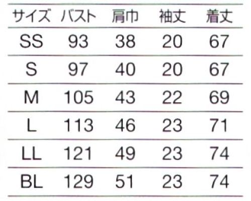 オンワード HS-8092 サイドファスナースクラブ(男女兼用) 男女兼用ですっきり美しくムダなゆとりを省きながら、動きやすさも重視。男性でも女性でもすっきり美しく着こなせるシルエットが完成しました。ストラップ留めフラップ付き背面の首元にフラップを配置。PHSの紐が直接肌に当たるのを防ぎます。動きやすい商品設計生地はタテにもヨコにも約20％伸びる高ストレッチ素材を採用。袖付けの位置や背幅など、細部まで計算しつくした動きやすい設計で、快適な作業をサポートします。◎人気色のミスティブルーとホワイトを組み合わせました。◎アシンメトリーな配色使いが洗練された印象。 サイズ／スペック