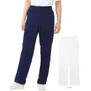 医療白衣com 介護衣 パンツ（米式パンツ）スラックス アカシエスユーシー CAK74 ニットスラックス