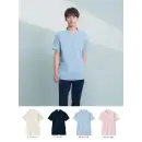 医療白衣com 介護衣 半袖シャツ 明石スクールユニフォームカンパニー UP28507 ニットスクラブ