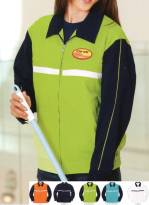 介護衣長袖ジャケット（ブルゾン・ジャンパー）UZQ708 