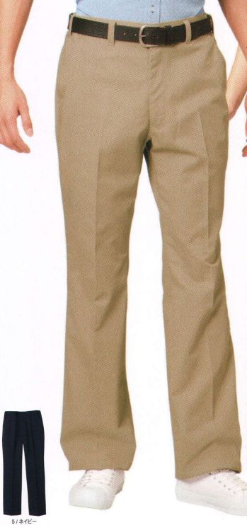 介護衣 パンツ（米式パンツ）スラックス アカシエスユーシー UZT363 スラックス（ノータック・脇ゴム） 医療白衣com
