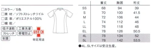 ルコックスポルティフ UQM1526N ユニセックスVネックスクラブ 5COLOR VARIATION人気のスクラブに、着脱のしやすい前開き仕様が登場！襟元やポケットの配色でデザイン性もアップしました。スッキリスマートなシルエット。パイピングや配色にルコックらしい遊び心あるデザインが魅力です。●胸ポケットの内側には、PHSを収納可能なポケット付き。●スムーズな腕の上げ下ろしを可能にし、裾が持ち上がらない立体裁断。●左裾の2重ポケットには、トリコロールテープを配置。●右脇には落とし物を防ぐ便利なキーループ付き。●両裾ポケットは2重ポケットになっており、さらに右ポケット内側には筆記用具等を整理して収納可能な小ポケット付き。●右胸ポケットには、ブランドオリジナルピスネーム付き。●メイクや髪が乱れない前開き仕様。一体感のあるカラーリングがチーム感を高める医療の現場でもチーム感が重視される時代において、カラーリングに注目が集まっています。気持ちをひとつにまとめるべく、病院のイメージをカラーに託し、患者さまに与える院内の雰囲気やスタッフの意識に働きかけます。TURQUOISE鮮やかな発色で、存在感のあるターコイズ。スポーティーでありながら、知性を感じさせるカラーリングで、軽快なワーキングシーンを演出。NAVYすっきりシンプル、品格と洗練度を高めるネイビー。きりっとした風格をそなえ、医療現場に求められる信頼と安心をあたえます。PURPLE上質感や高級感。パープルは豊かなイメージを誘うカラーです。場を引き締めながらも、暗くなりすぎず落ち着いた雰囲気を演出します。AQUA透明感のある上品さを印象づけ、好感度も抜群。フランスの感性をさりげなく色に込め、はっと目を引くセットアップスタイルを実現。PINKピンクは、あたたかく包み込むような安心感を生み出す色。着る人に朗らかな印象をプラスし、病院内を明るい雰囲気で満たします。※4L・5Lは受注生産となります。ご注文後のキャンセル・返品・交換ができませんので、ご注意下さい。※受注生産品のお支払方法は、先振込（代金引換以外）にて承り、ご入金確認後の手配となります。※この商品の旧品番はUQM1526です。 サイズ／スペック