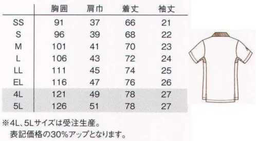 ルコックスポルティフ UZL3031 ポロシャツ シンプルなデザインの両胸ポケットが目を引くニューフェースです。ケアウエアの定番であるポロシャツをルコックモードに仕上げた男女兼用タイプ。快適な着心地と優れた機能性、高いデザイン性を兼ね備えています。コーディネートの楽しさを広げるために印象もそれぞれの6色をご用意しました。機能性と快適性をスマートに取り入れたシンプルなデザインが魅力。右腕のロゴマークがアクセントに。●動きやすさをサポートするスリット裾は後ろ丈長めで背中が出る心配を軽減。●脇下のメッシュ素材のマチ仕様で可動性と通気性をアップ。●前立てのパイピングや釦でルコックらしさをアピール。両胸ポケット付きで収納力も抜群。●衿裏のメッシュ仕様で通気性がアップ。※4L、5Lは受注生産になります。※受注生産品につきましては、ご注文後のキャンセル、返品及び他の商品との交換、色・サイズ交換が出来ませんのでご注意ください。※受注生産品のお支払い方法は、先振込（代金引換以外）にて承り、ご入金確認後の手配となります。 サイズ／スペック