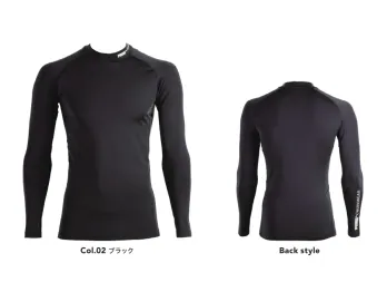 メンズワーキング インナー PUMA PW-2012W 長袖モックネックパフォーマンスウェア 作業服JP