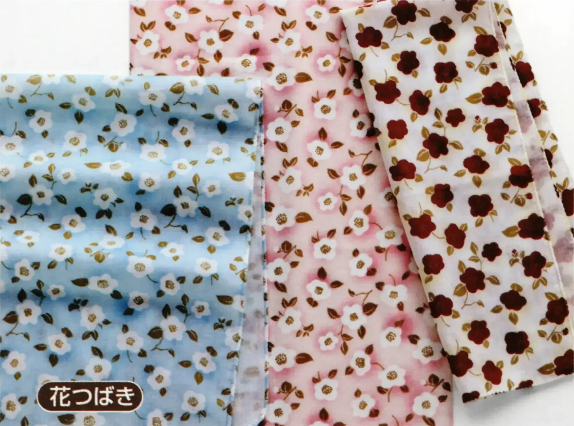 神藤タオル 150022-AN ガーゼ手拭 花つばき N700（単色10枚袋入）