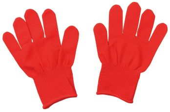 キッズ・園児 手袋 アーテック 14596 カラーライト手袋 赤（2個組） 作業服JP